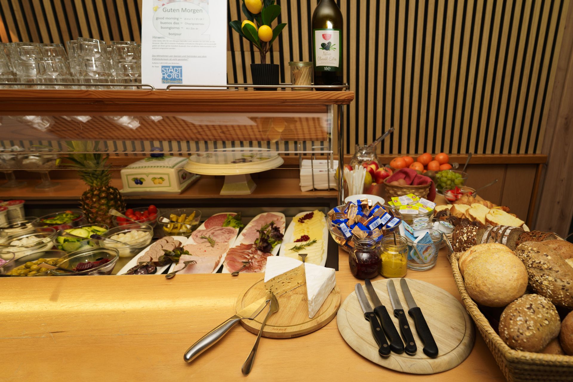 Hotel Pfeffermühle Frühstücksbuffet